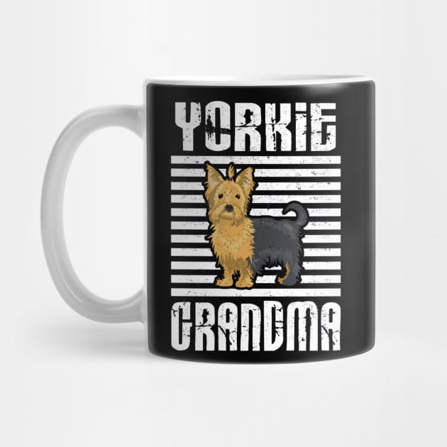 Yorkie Grandma Proud Dogs by aaltadel